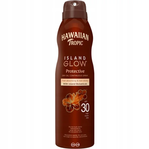 Hawaiian Tropic Island Glow Solskyddsspray Spf 30 - 177Ml