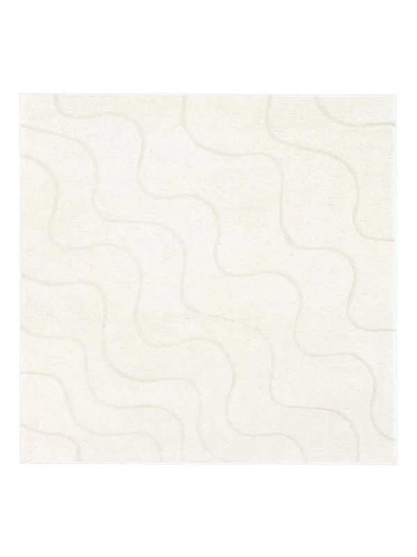 Whisper White Square Rug Large Oeko-Tex