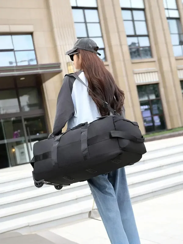 AliExpress - Reisetasche, Handtasche mit großem Fassungsvermögen, tragbares Outdoor-Handgepäck, Reisetasche auf Rollen, praktische und praktische 