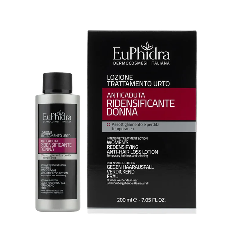 Euphidra Trattamenti Anticaduta Lozione Anticaduta Ridensificante Donna 2x100ml - Trattamento Anticaduta Capelli