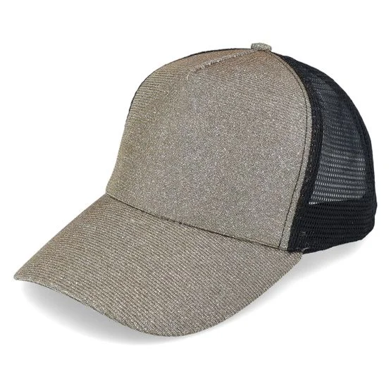 Result - Gul trucker Caps - Womens Ponytail New York Sparkle Cap Gold Trucker @ Hatstore
