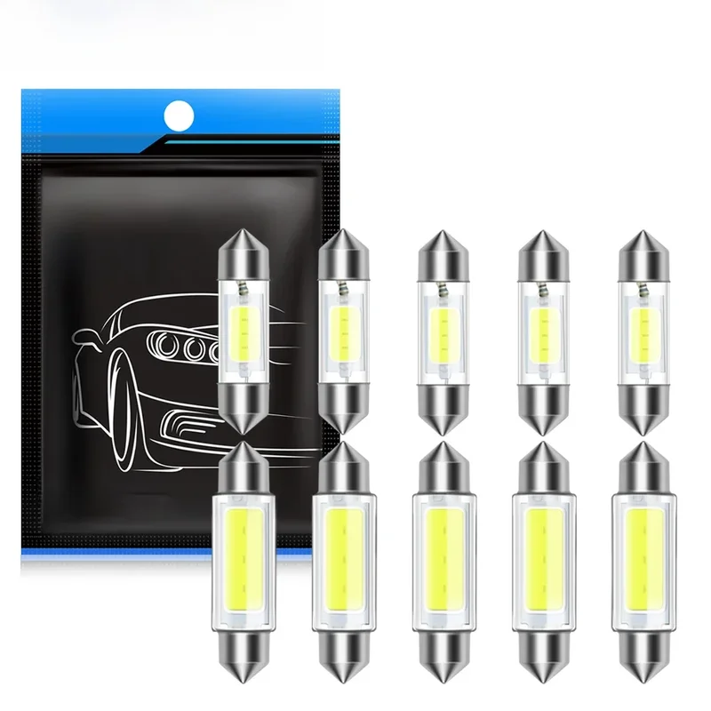 AliExpress - 10Pcs C5W C10W Led-lampe Canbus 31mm 36mm 39mm 41mm Girlande Led Auto innen Licht Dome Lesen Kennzeichen Lampe 12V Auto Weiß
