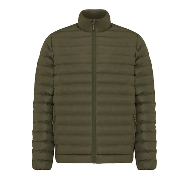 Iqoniq Herr Maiko Vadderad Jacka i Återvunnen Polyester S Khaki