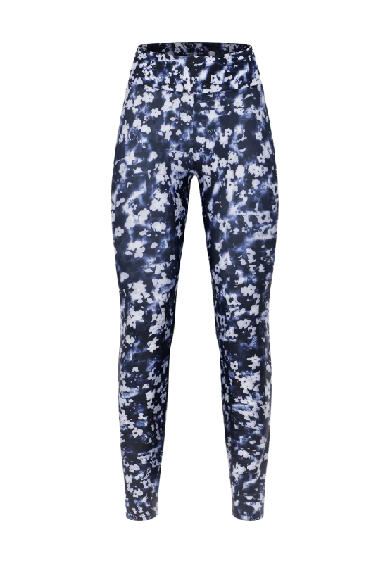 Röhnisch Printed Highwaist Tights Dam Blå S