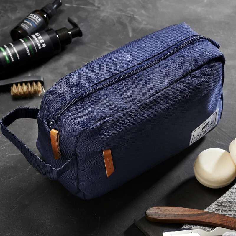 Beauty case Liam blu navy per uomini - Beauty case