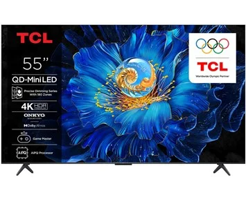 TCL-55C69KS-TCL 55" C69KS 4K QD-Mini LED Smart TV-Tv-46–55 tommer