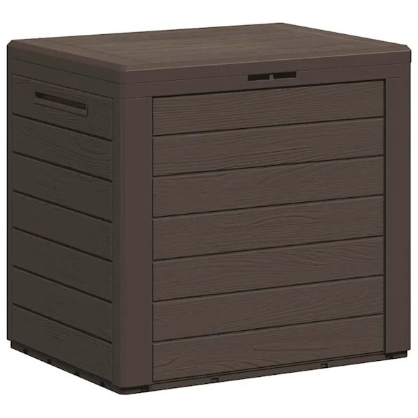 vidaXL Dynbox brun 58,5x46x55 cm polypropen