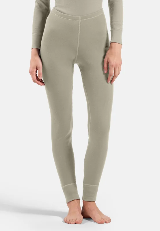 Odlo Active Warm Base Layer Tights für Damen, XXL, beige