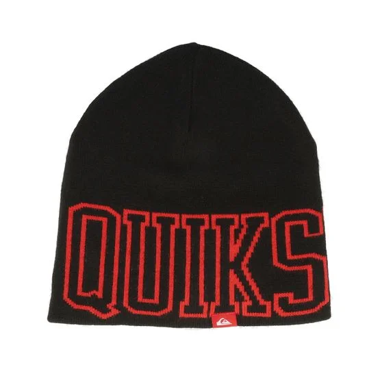 Quiksilver - Griff Black Beanie Traditionalbeanie Black Beanie - @ Hatstore