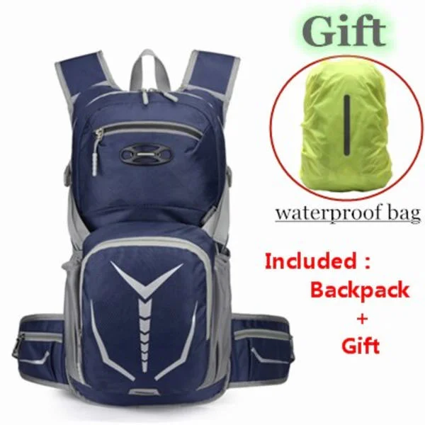 Ultralätt cykelväska med vattenblåsa Vattentät utomhussport Cykelryggsäck Hydration Ryggsäck Vandringscykel MTB Gym Pack