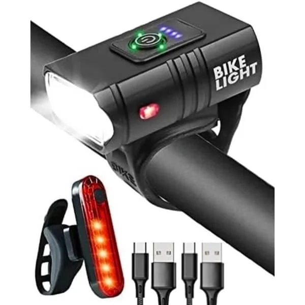 Sykkellykt 1600 Lumen Super Sterk Sykkellykt 6 Lysmoduser + 4 Lysmoduser USB-lading Vanntett IPX5 Sykkellykt[GPA]