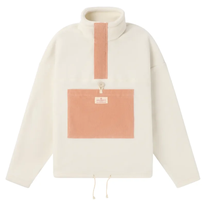 Amundsen V-Bond Cord Fleece Womens Natural/Apricot