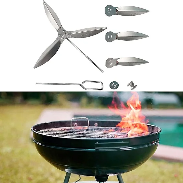 18-1/2-tommer Grills One-Touch Rengøringssystem Kit Til Weber Grill 90992 3618 7443 Kettle Grills Grill Tilbehør Catering Udstyr