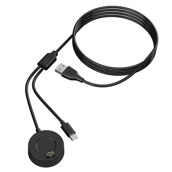 Ladestasjon for Garmin Fenix 8 med USB-C 1,2 m - Svart