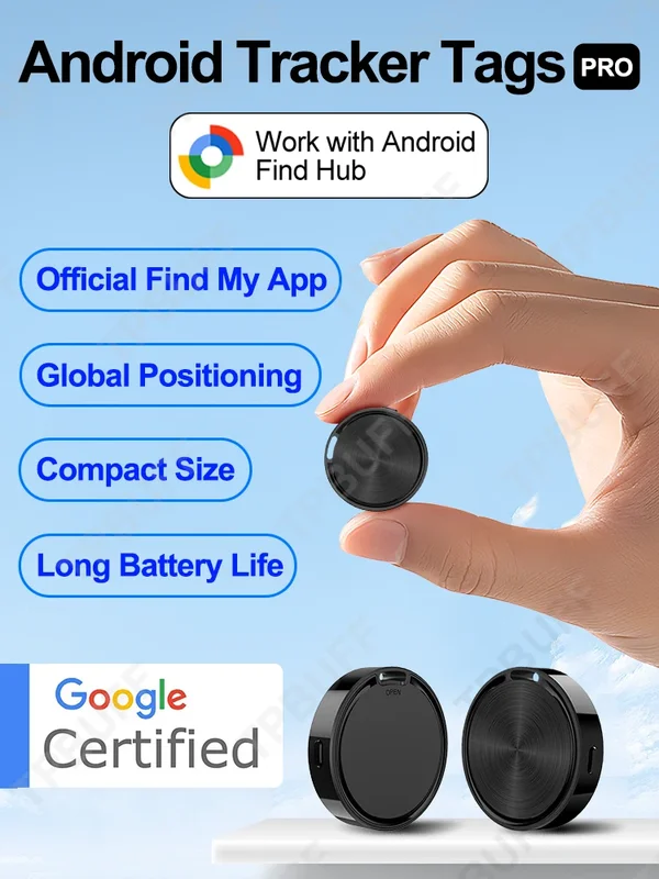 AliExpress - Google Find My App Android Find Hub GPS Locator Airtag Case GPS Fahrzeug für Fahrrad Auto Motorrad Katzen Smart Consumer Electron