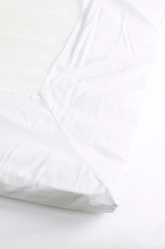 Varnamo of Sweden - Kuvertlakan Percale - Hvit - Laken - 210X210 - Fra Homeroom