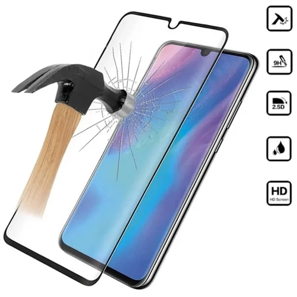 Huawei P30 Pro skärmskydd 9H passar skal fodral hörlurar -