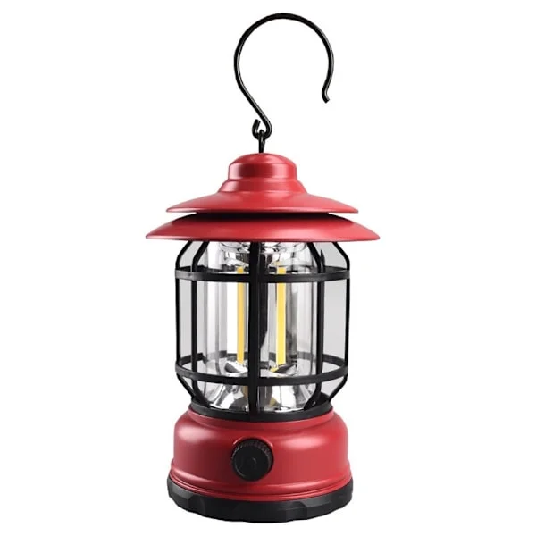 LED Camping Lanterne hængende telt lys Retro bærbar lampe