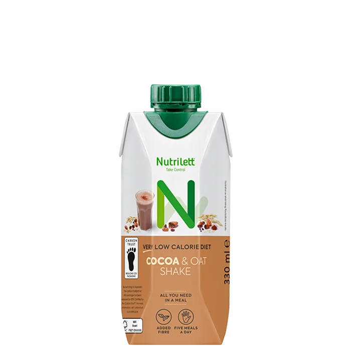 Nutrilett Måltidsersättning Shake Choklad Havre VLCD 330 ml