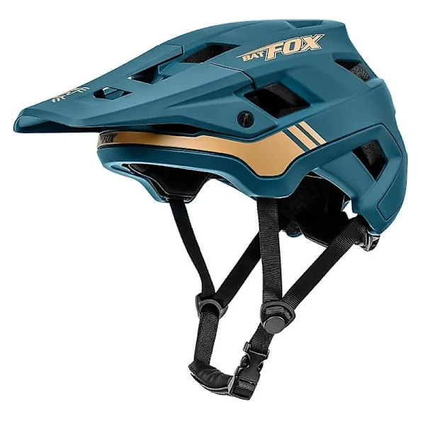BATFOX Terrengsykkelhjelm LA303-105 MTB Sykkelhjelm for Ungdom Voksne Menn Kvinner med Avtakbart Visir (3 størrelser, 6 farger)