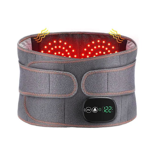 Rechargeable Heating Massage Belt with Red Light Therapy and Control-FA-