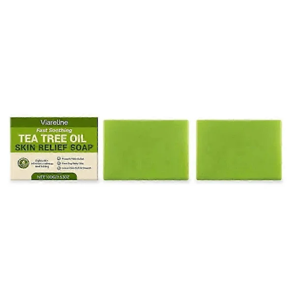 【YD】Tea Tree Soap Antifungal Antibacterial Treatment for Face & Body Acne, Athlete's Foot, Tinea,Folliculitis Ringworm Jock Itch