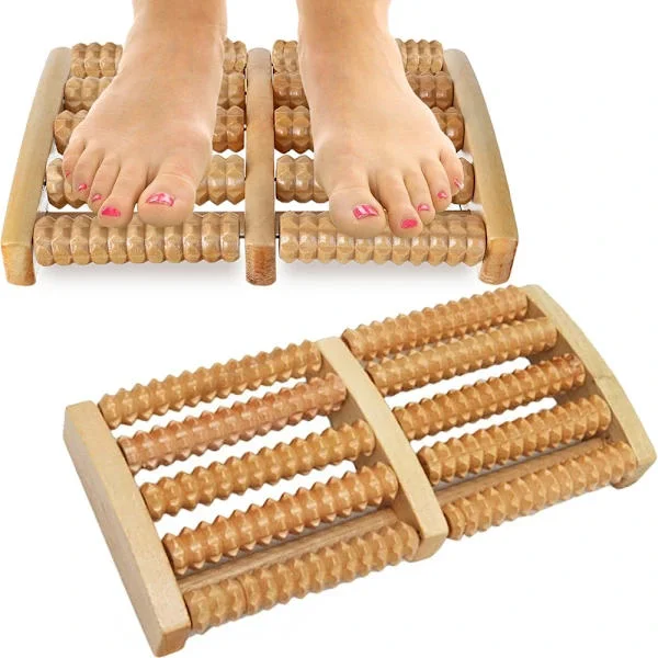 Foot Massager / Foot Massage - Wooden Massage Roller