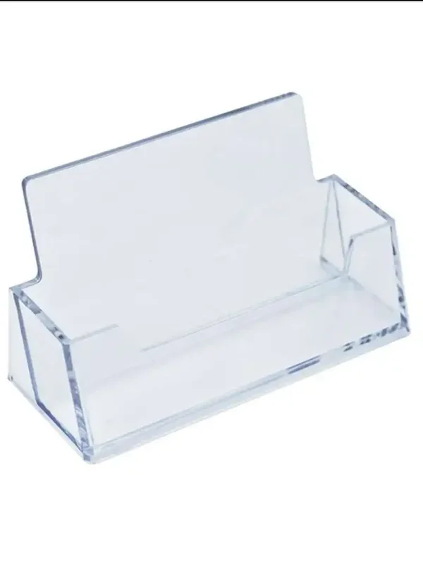 AliExpress - 1/2/3/4/5 pièces étui pour cartes de visite bureau porte-cartes de visite présentoirs en plastique Transparent étagère boîte de rangement