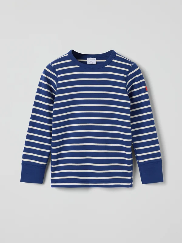 Polarn O. Pyret - Long sleeve top striped - blue - Size: 86 - Children's clothing 1-1.5 Years
