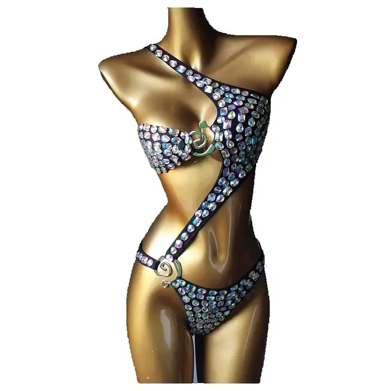 AliExpress - 2025 nouvelle mode maillot de bain bar bikinidiamond bikini barre de cristal bikini maillot de bain à la main bar bikini diamant bikini 
