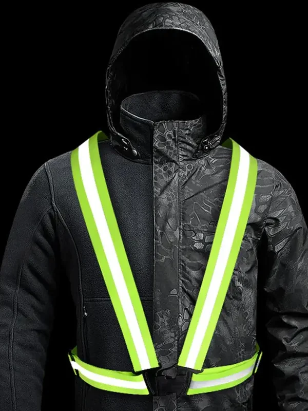 AliExpress - Nouveau point culminant bretelles réfléchissantes course de nuit vêtements d'équitation gilet gilet de sécurité réglable bande élastique 