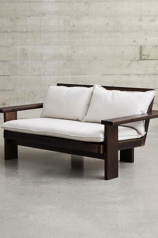 Jotex - 03 Utesofa 2-seter Mrk brun - ASPVIK - Kjøp Hagesofaer & hagebenker hos Jotex