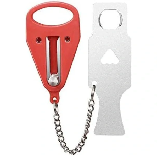 Portable Door Lock, Travel Lock, Add Extra Lock for Increased Security