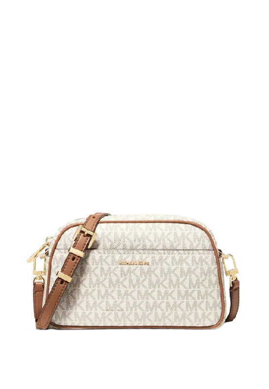 Michael Kors Jet Set Small Camera Crossbody Bag Handväskor Dam Vit ONESIZE