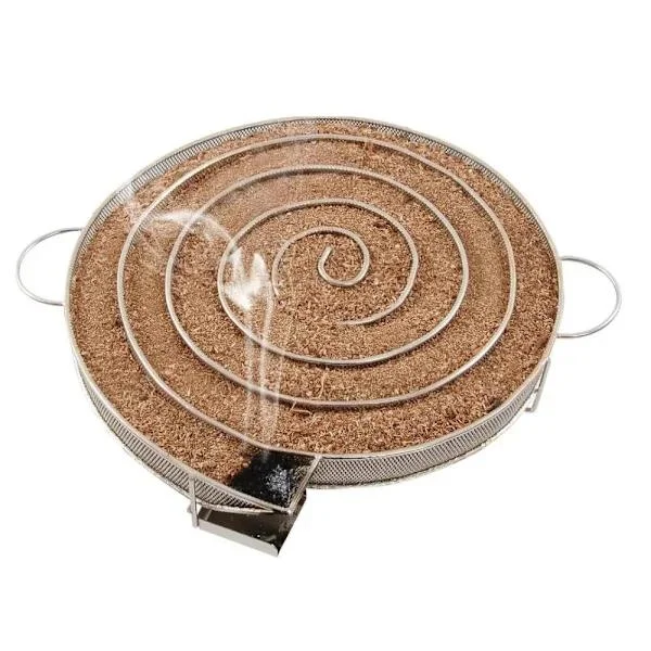9.8 inch Cold Smoke Generator for BBQ Grill or Smoker Wood Chips Hot and Cold Smoking Salmon Meat Burn Time up to 18-24 Hours