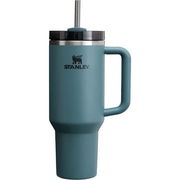 Isolerad Flaska - STANLEY - Quencher H2.0 - 1,2L - Återvunnen Rostfritt Stål - Blue Spruce