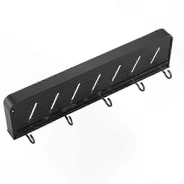 Svart rustfri aluminium dusjhylle 2-pakning med kroker og håndkleholder, enkel installasjon uten boring for baderomsoppbevaring