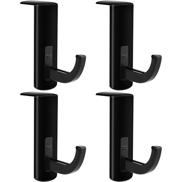 4-pakks øretelefonholder, headset-krok, headset-skjerm, headset-holder