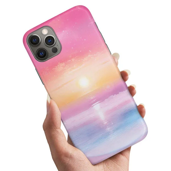 Skal / Mobilskal till iPhone 12 / 12 Pro - Sunset