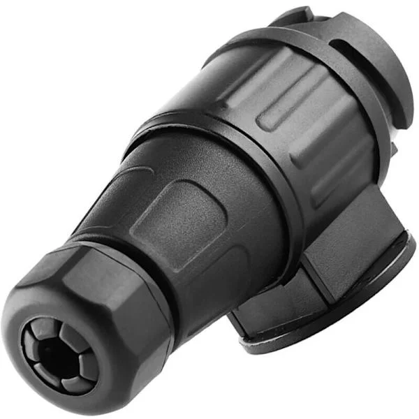 13-pinners kontakt. 12V 13-polet tilhenger campingvogn elektrisk ledningskontakt adapter tilhengerfeste kontakt