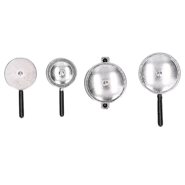 1:12 Dukkehus Metal Gryde Sølv Miniature Komfur Køkken Tilbehør Legetøj
