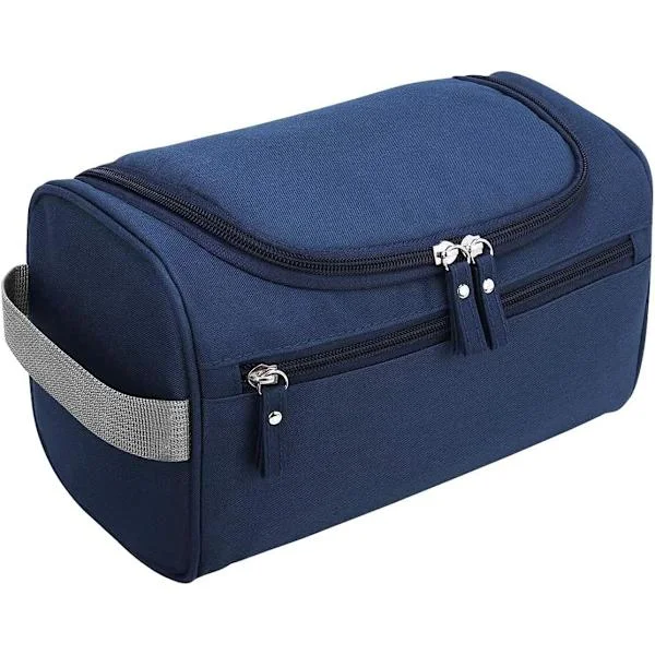 Necessär Toalettväska Vattentät Herr Dam Necessär Rakset Kosmetik Organizer med Krok och Handtag för Resor Gym Företag och Semester