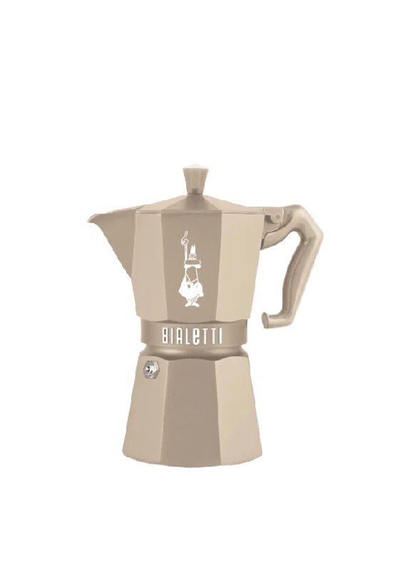 Bialetti Kokare 6 kopp MOKA EXCLUSIVE INDUCTION Desert BIALETTI Köksredskap Unisex Grå 270 ml 18x10,6x20cm