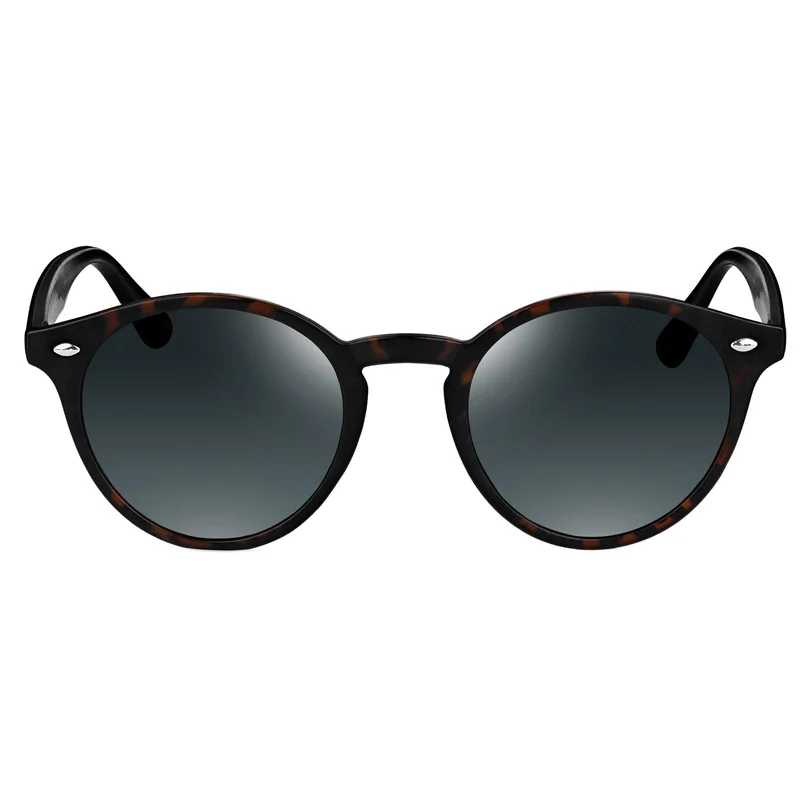 Occhiali da sole Wally Wade con lenti grigie per uomini - Occhiali da sole rotondi