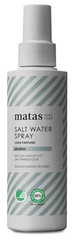 Matas Striber Salt Water Spray Uden Parfume 150 ml, Hår, Hårstyling, Saltvandsspray