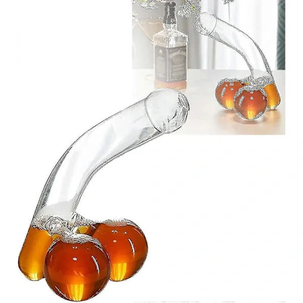 650 ml whiskykaraffel i glass, oppbevaring av alkohol, til personlig bruk