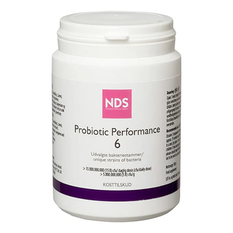 NDS Probiotic Performance 6 100 g, Helse & Madvarer, Ingredienser, Mælkesyrebakterier