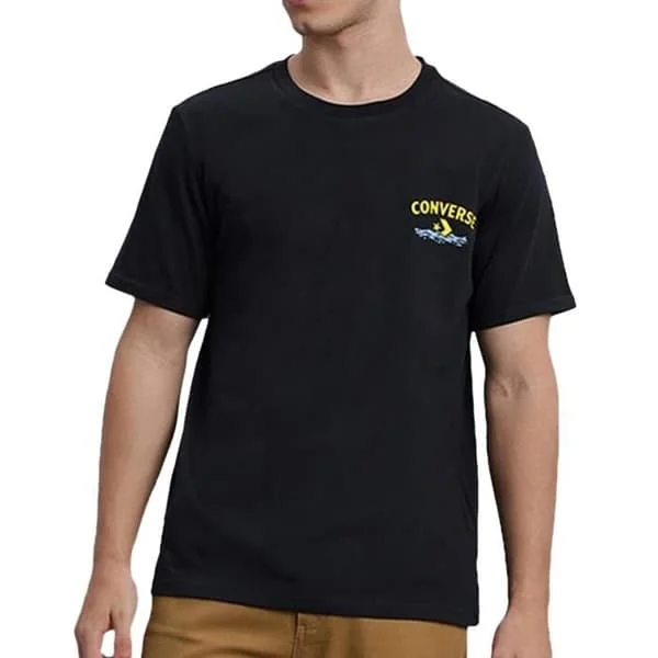 Svart T-shirt Herr Converse River