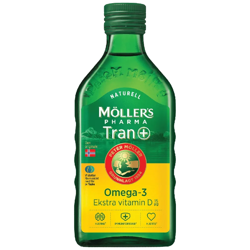Møllers pharma tran D+ 250 ml Naturell