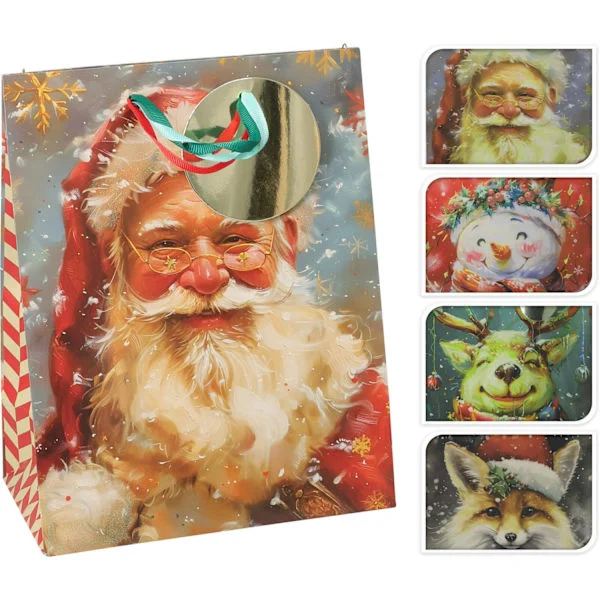 Presentpåse Julpåse Jul 4-pack